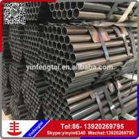 cold rolled black annealed round pipe and tube galvanized steel sign post